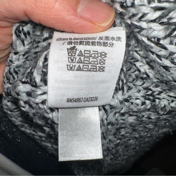 ♥️ Victoria’s Secret Pink V-Neck Knit Sweater Jumper Heather Grey XS - Picture 9 of 9